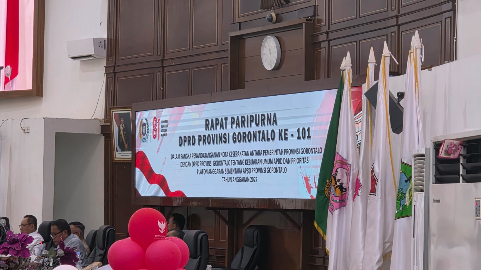 Kadinsosdukcapil Hadiri Paripurna APBD-P 2026 dan KUA-PPAS 2027