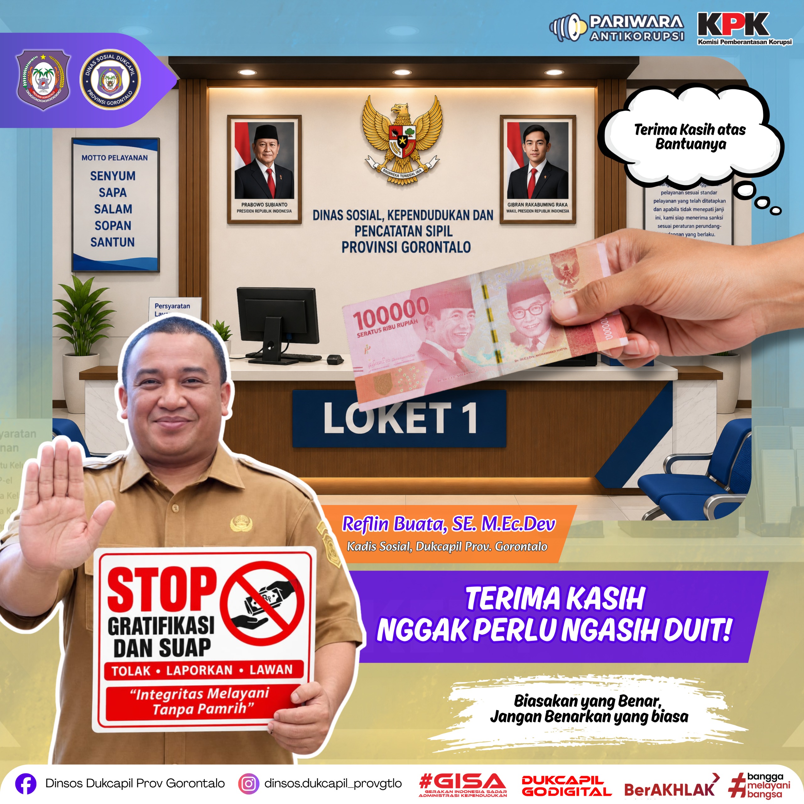 STOP GRATIFIKASI & SUAP